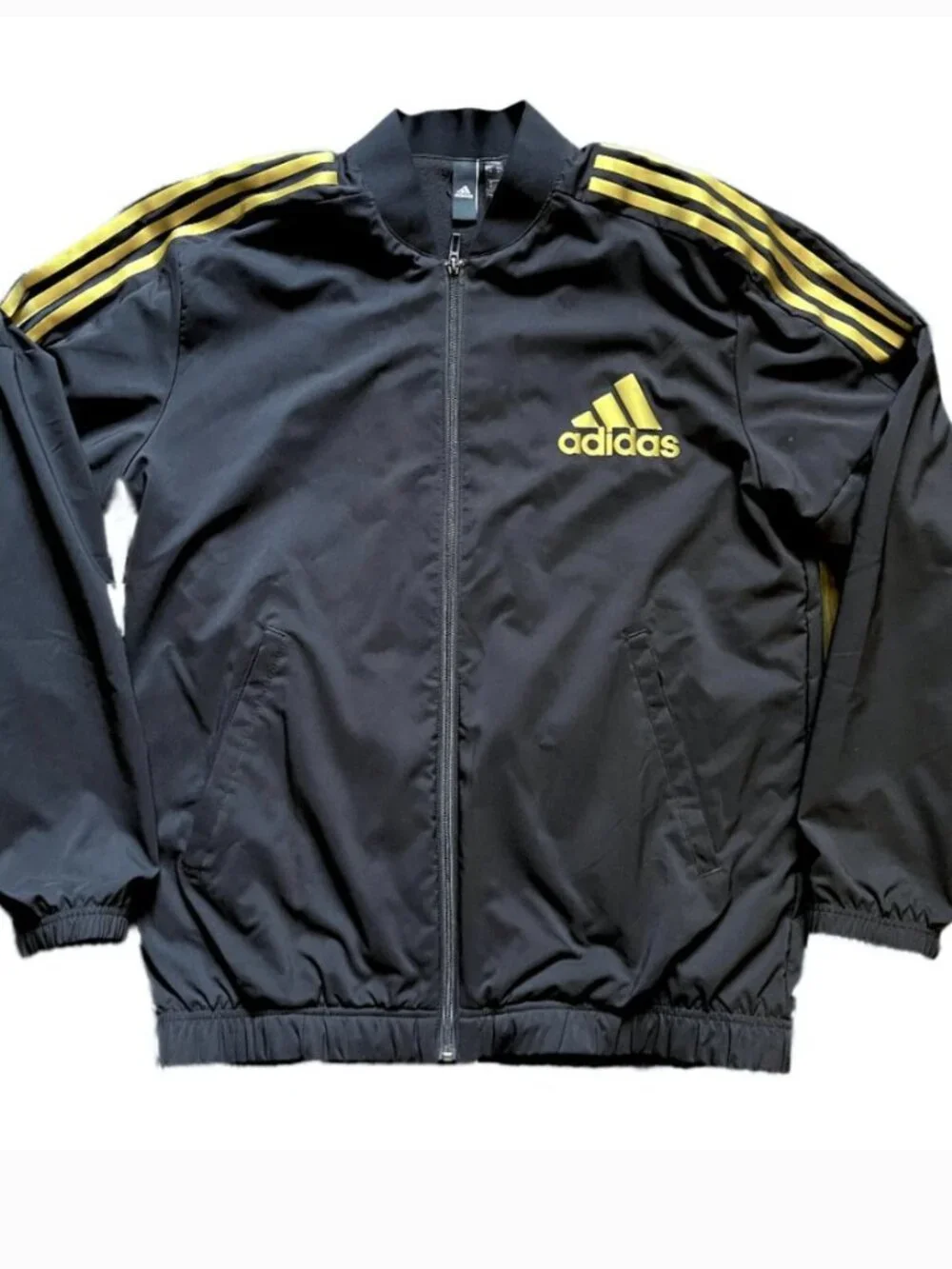 Adidas 3 Gold stripes windbreakers jacket M